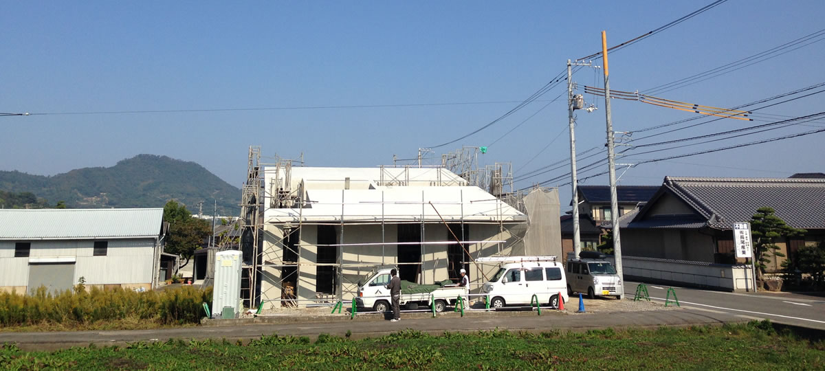 建築が進むアシル動物病院