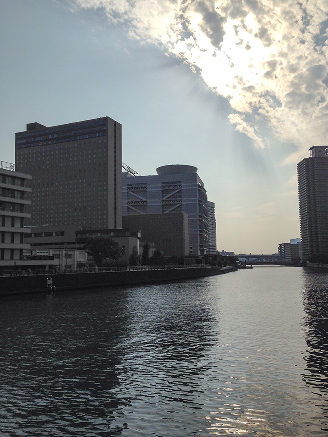 学会が開催された大阪の風景